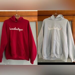 Laura’s Boutique Hoodies, size Medium, 2pk